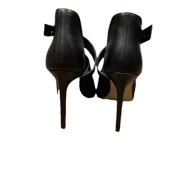 Firth Layne Heel Stiletto Leather Cow Due Size 9 Pointed Toe Strap - Picture 3 of 8